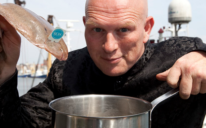 Pierre Wind aan het koken